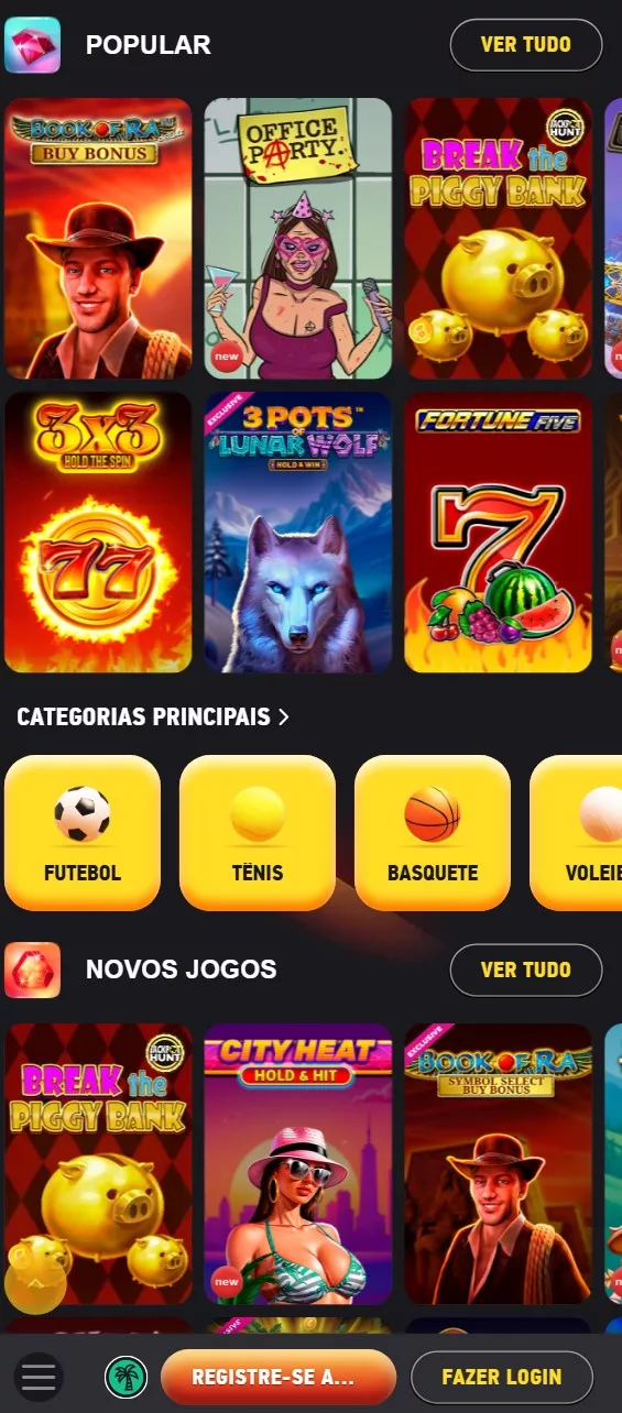 A terceira imagem do aplicativo, plataforma de apostas online com os melhores jogos de apostas e as maiores recompensas em dinheiro